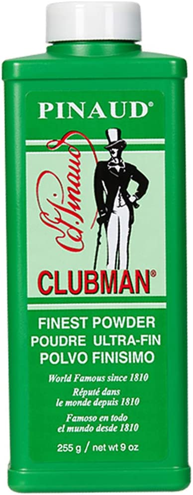 Clubman Pinaud Powder for After Haircut or Shaving, White, 9oz
